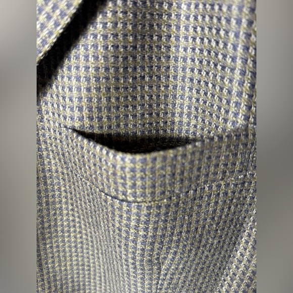 Claiborne Men's Sport Coat Jacket size 43 L 65% Wool 35 % Alpaca Brown Black - Picture 6 of 13